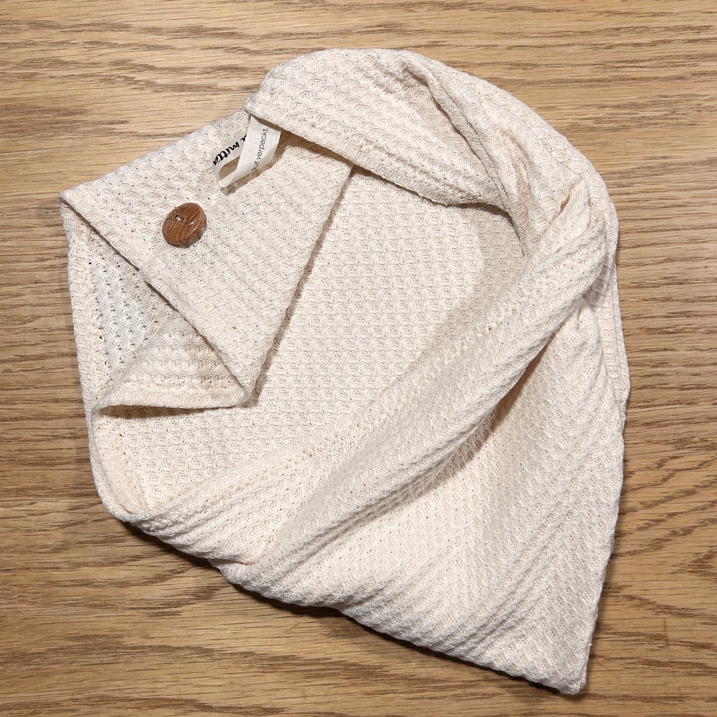 25| Handtuch-Turban aus Biobaumwoll-Waffelstrick