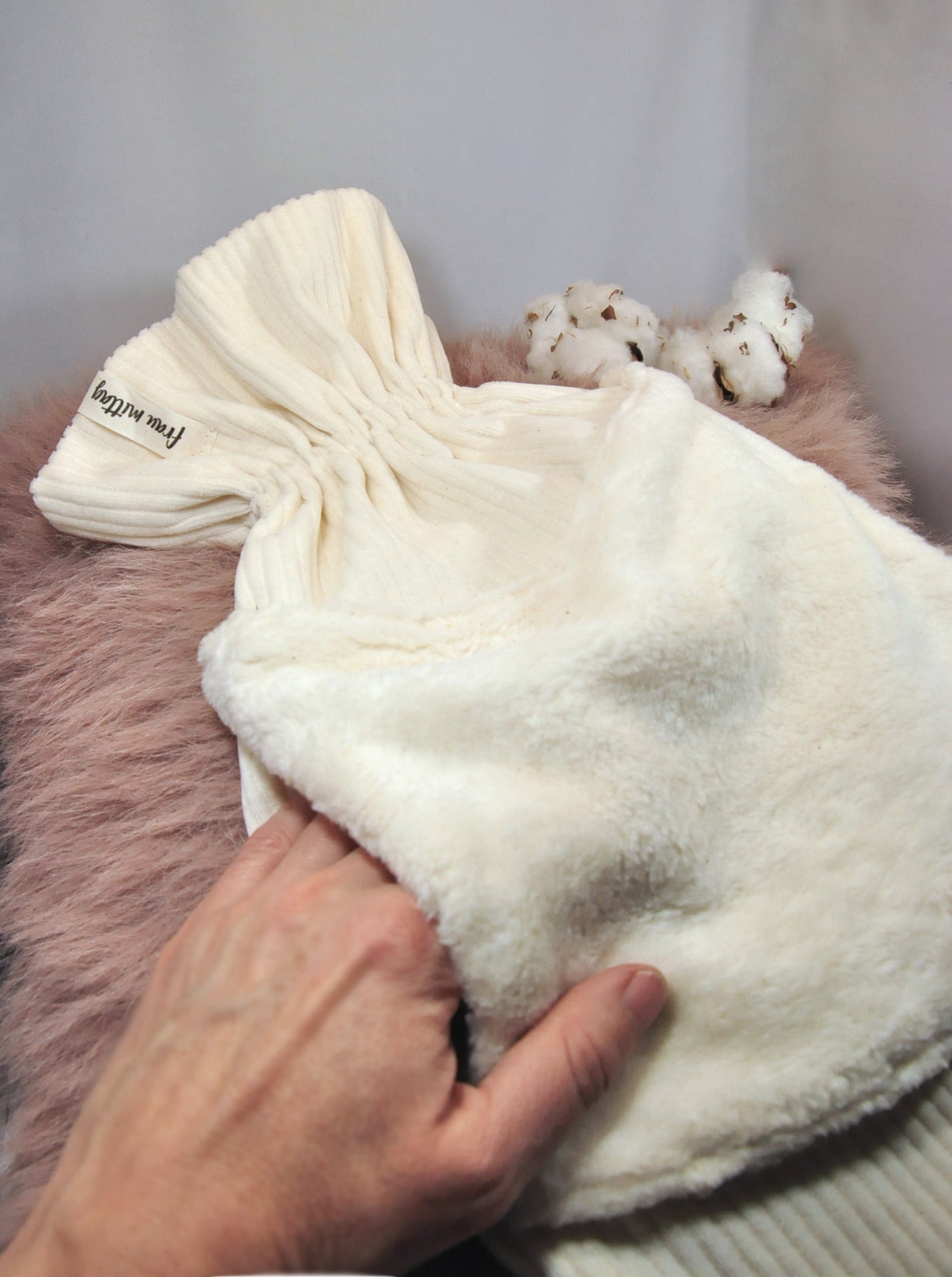 28| Wärmflaschenbezug aus Biobaumwolle