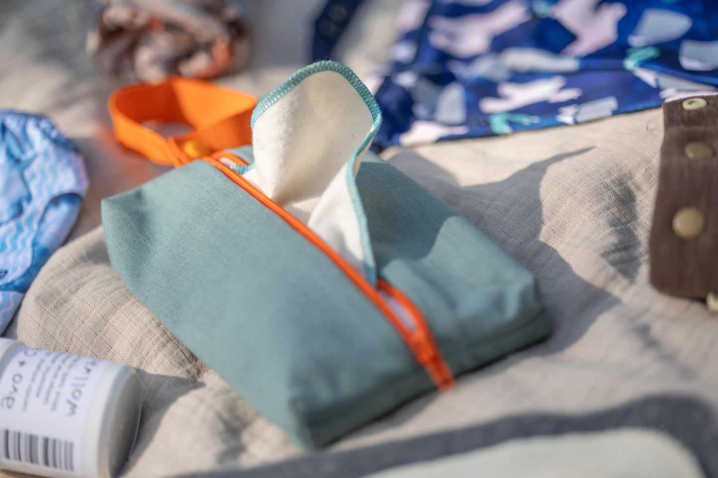 12| avo+cado Flanell-Waschlappen 15 Stück (einlagig)